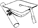 Gruaduation Cap & Diploma