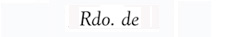 'Rdo. de'