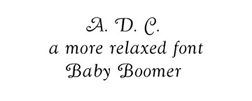 View detail information about 'Baby Boomer 18-point' - 18-point Types