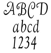View detail information about 'Goudy Cursive 72-point' - 72-point Types